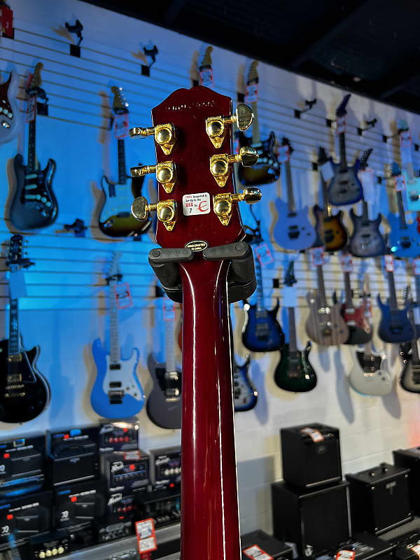 Epiphone Alex Lifeson Les Paul Custom Axcess Electric Guitar - Ruby GET PLEK'D! 440