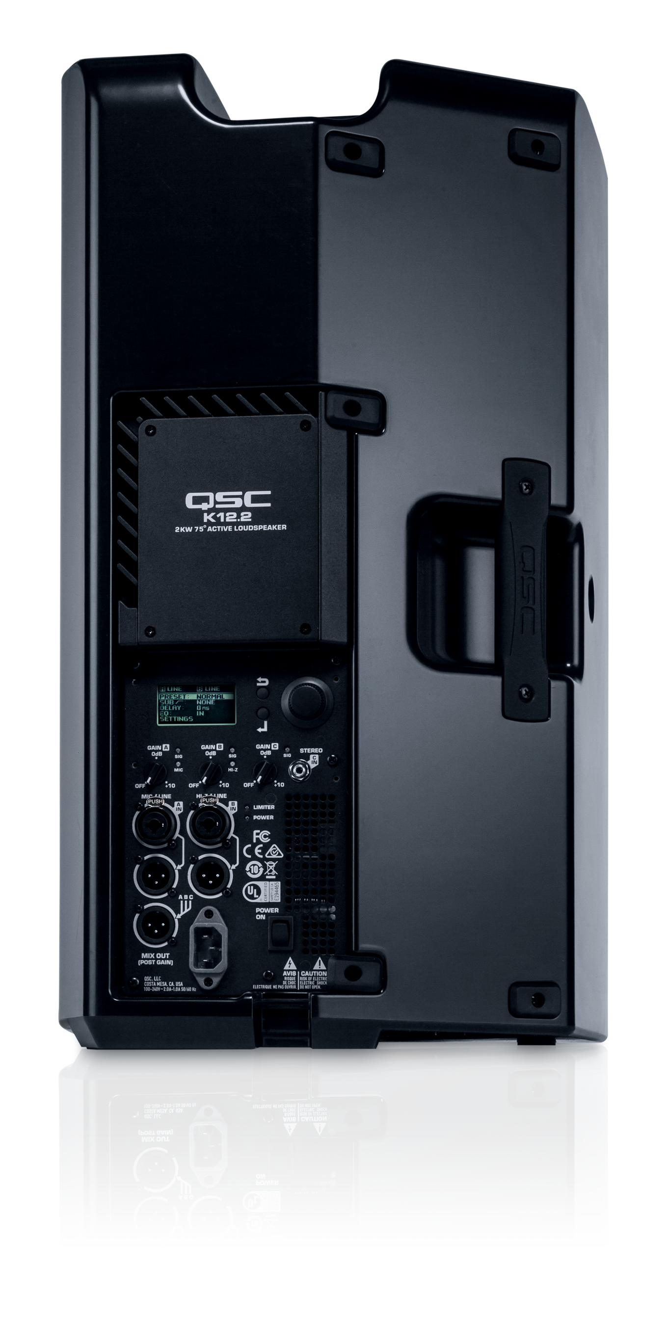 QSC K12.2 2,000-watt 12-inch Powered Speaker Enclosure