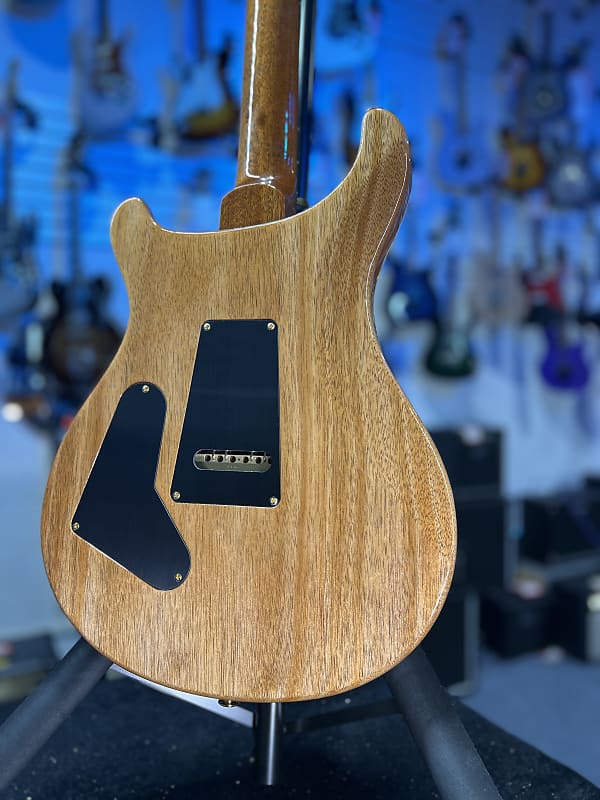 PRS Wood Library Custom 24 Quilt, Natural, Brazilian Rosewood w Paisley PRS Hardcase, Free Ship, 662