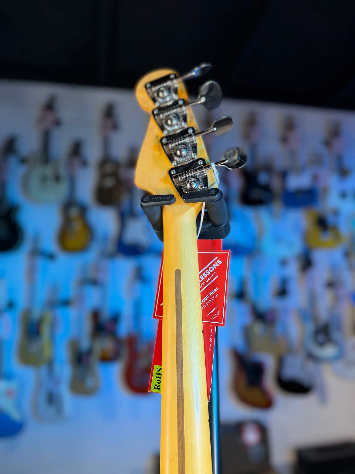 Fender American Professional Classic Jazz Bass - Faded Dakota Red Maple Fingerboard GET PLEK'D! 036