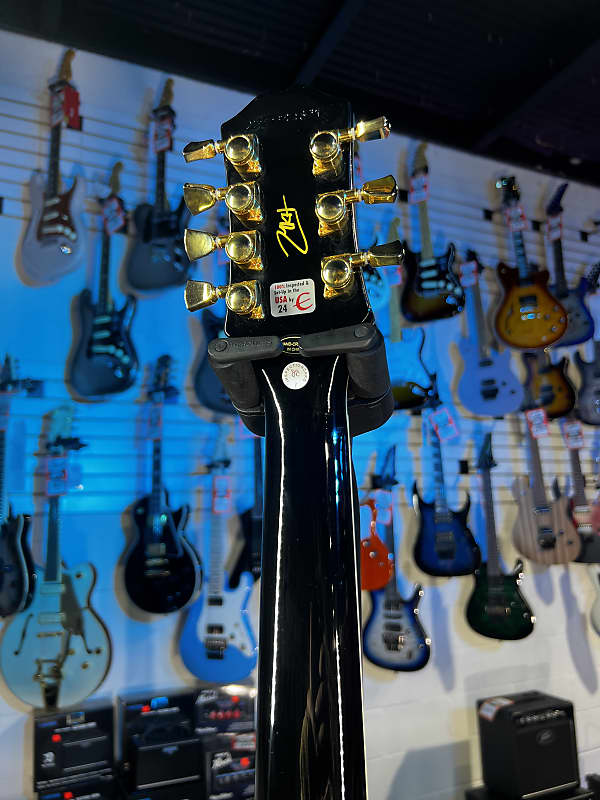 Epiphone 7-string Matt Heafy Les Paul Custom Origins Left-handed Ebony GET PLEK'D! 671