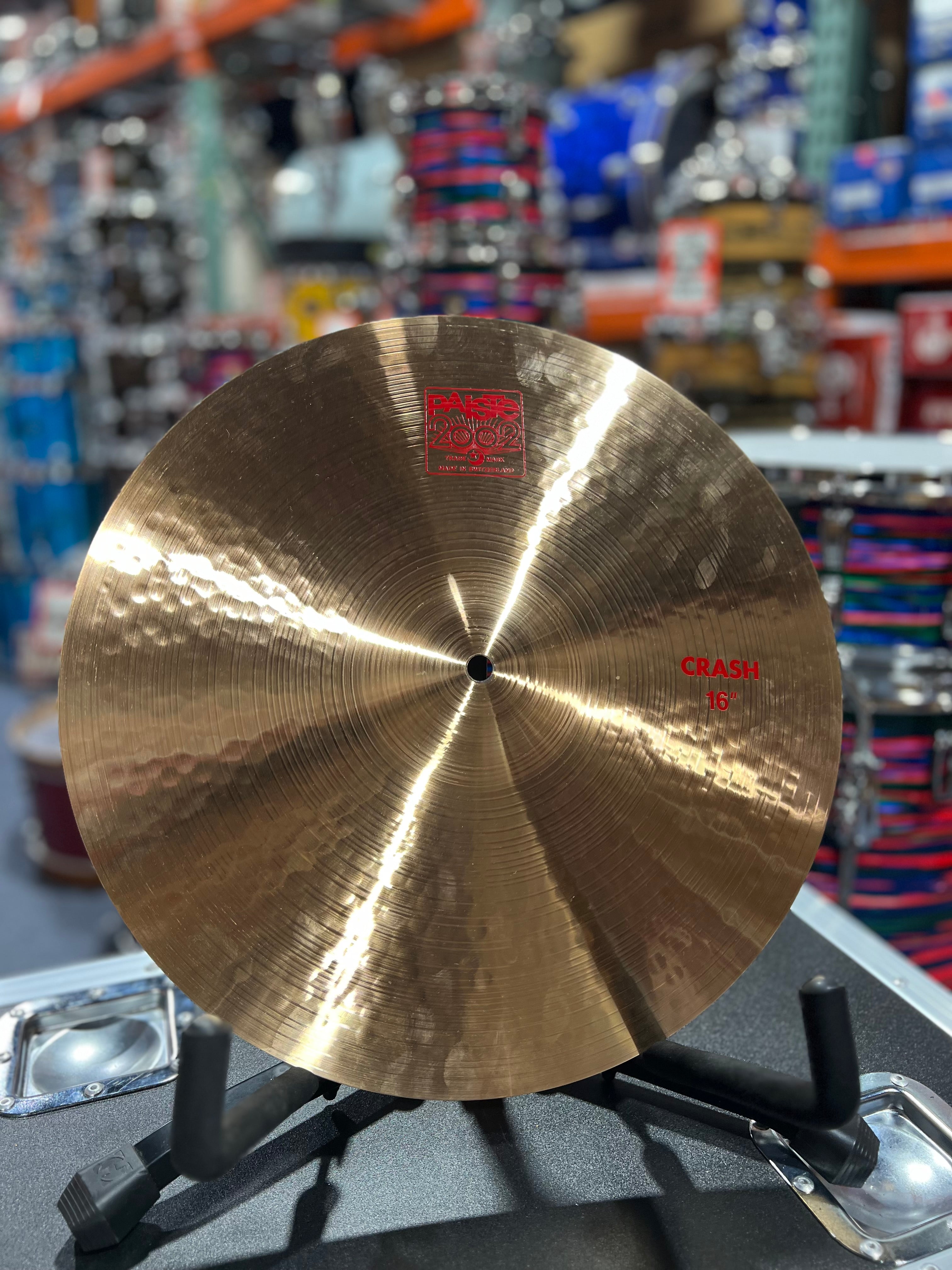 Paiste 2002 16" Crash - 2025 - Traditional / New / In Stock / Authorized Dealer / Free Ship