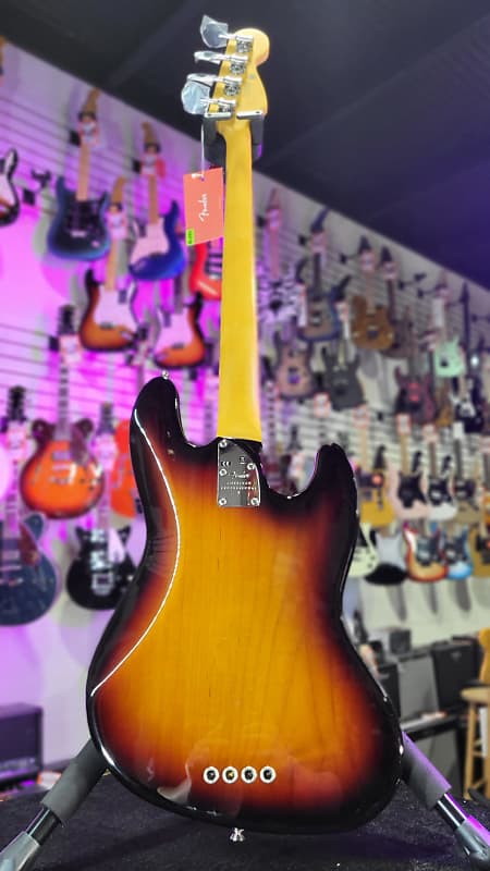 Fender American Professional II Jazz Bass Left-Handed 3 Color Sunburst Rosewood Fingerboard 451