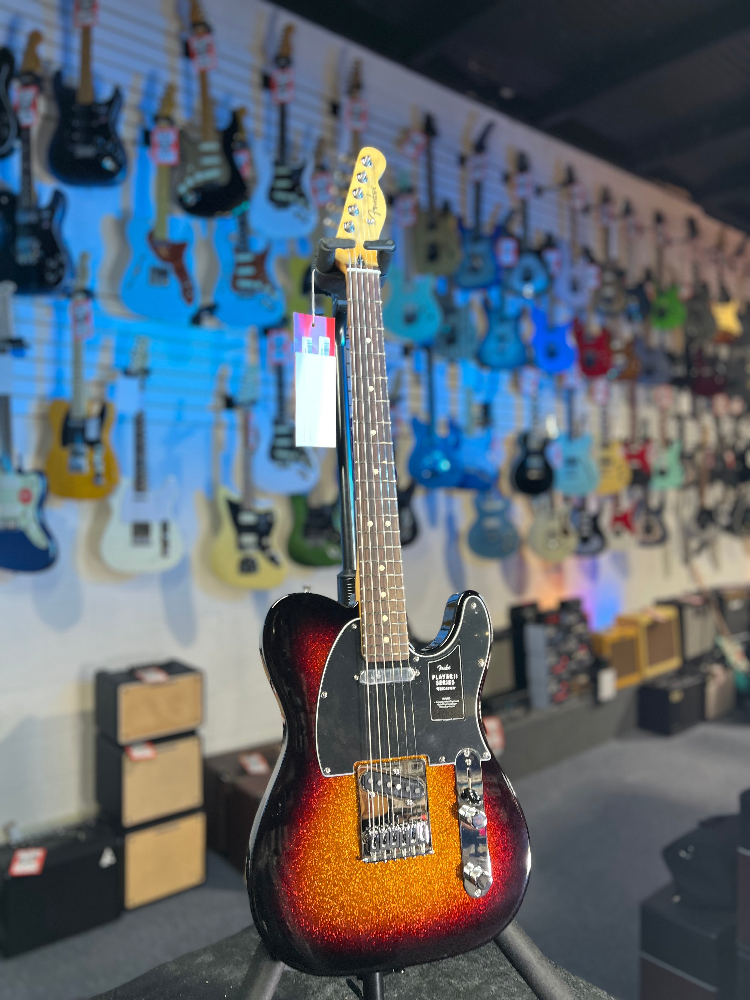Fender Player II Telecaster Limited 2025 - Sparkle 3-Color Sunburst 841 with Free Plek!