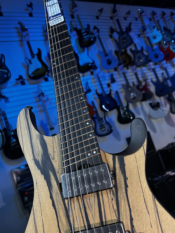 Ibanez QX527 7-string Electric Guitar - Pale Moon Ebony Natural Flat GET PLEK'D! 168
