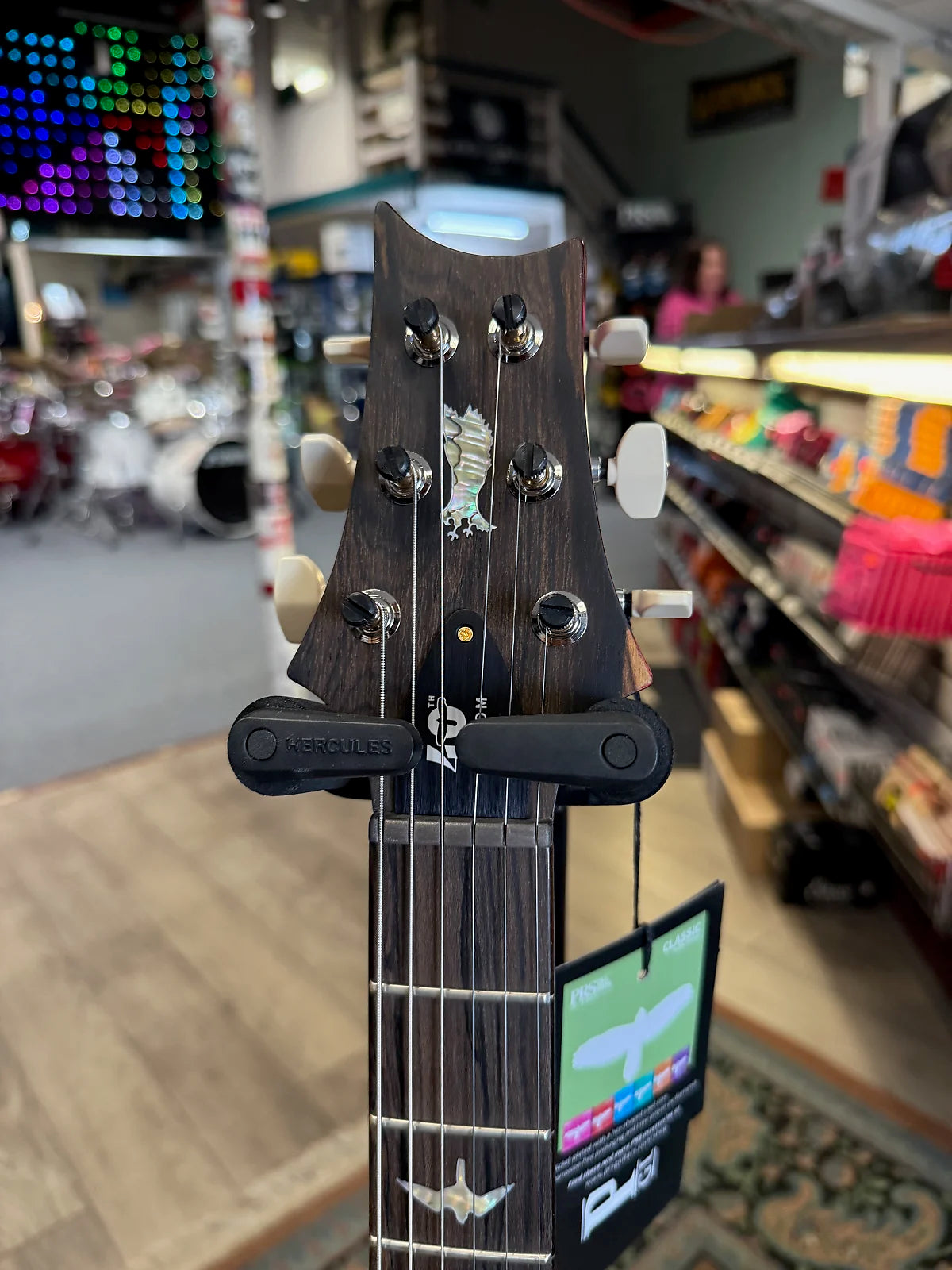 PRS Custom 24-08 Semi Hollow 40th Anniversary, Charcoal Cherry Burst #176