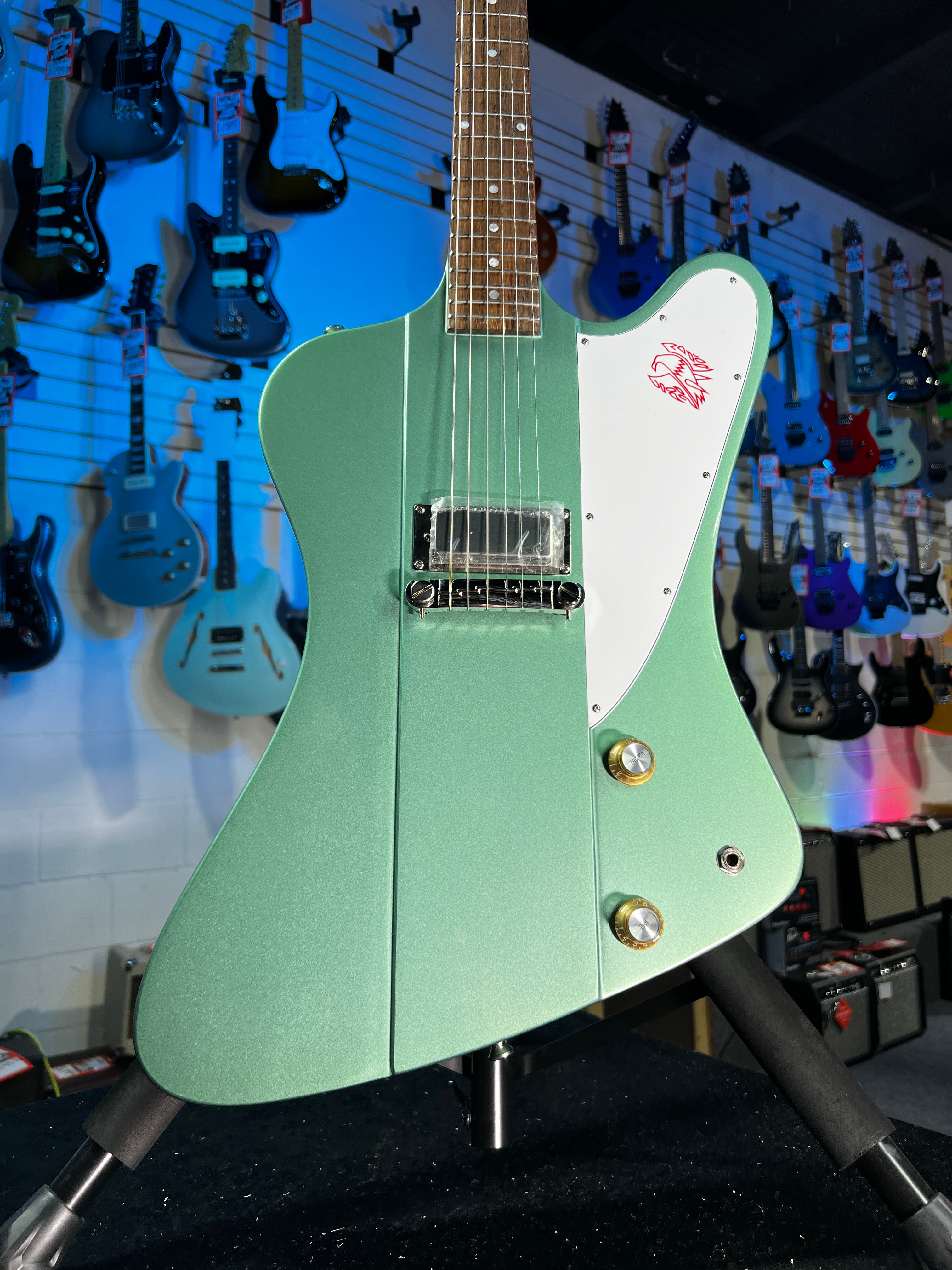 Epiphone 1963 Firebird I Electric Guitar - Inverness Green GET PLEK'D! 524