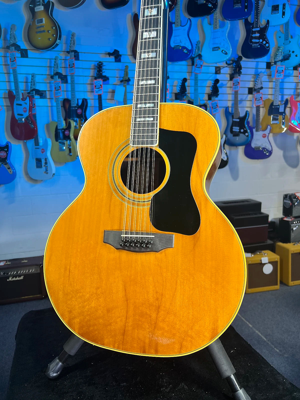 USED Guild F512NT 12-String, Rosewood - Natural with Case, Late 70s-1980