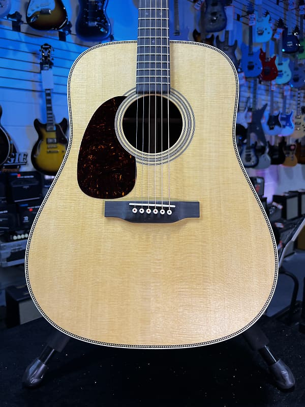 Mint Martin HD-28 Left-Handed Acoustic Guitar - Natural GET PLEK'D! 297