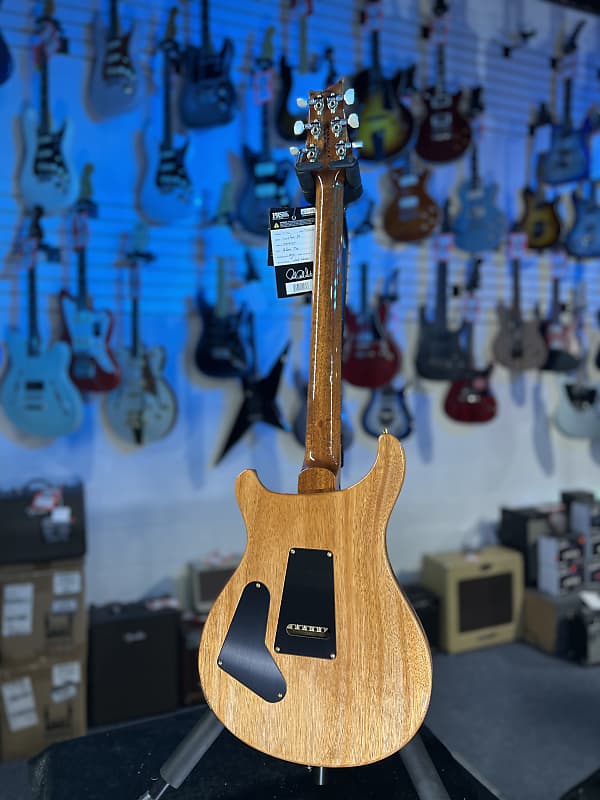 PRS Wood Library Custom 24 2024 - Custom Color / Natural - Quilt 10 Top, Brazilian RW, Paisley Case, Signature Dealer 757