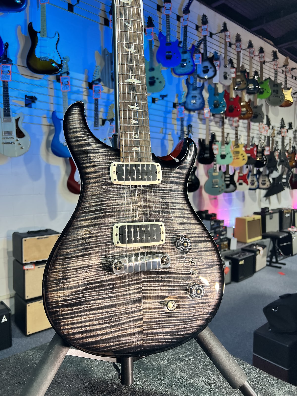 PRS Limited Edition 40th Anniversary Charcoal Phoenix 2025 - / Signature Dealer / Free Ship/ Get Plekd / 729 Charcoal