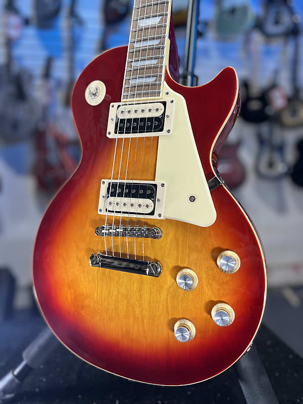 Epiphone Les Paul Classic Electric Guitar - Heritage Cherry Sunburst Authorized Dealer Free Shipping! 214 GET PLEK’D!