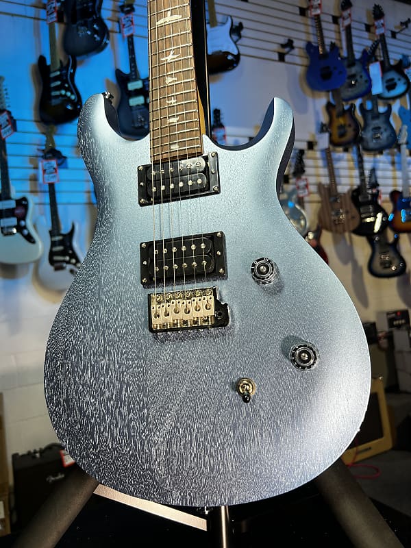 PRS SE CE 24 Standard Satin Electric Guitar - Ice Blue Metallic Satin Auth Deal Free Ship! 214 GET PLEK’D!
