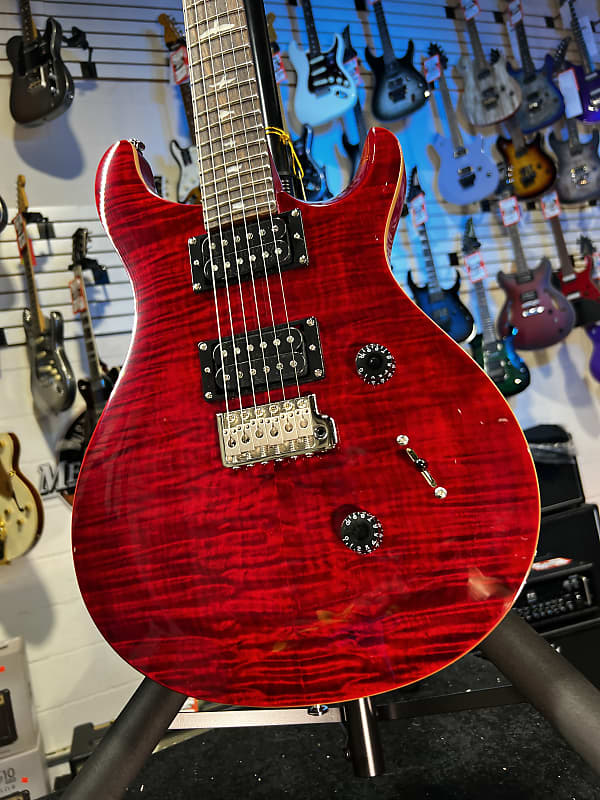 PRS SE Custom 24 Electric Guitar - Ruby Auth Deal Free Ship! 835