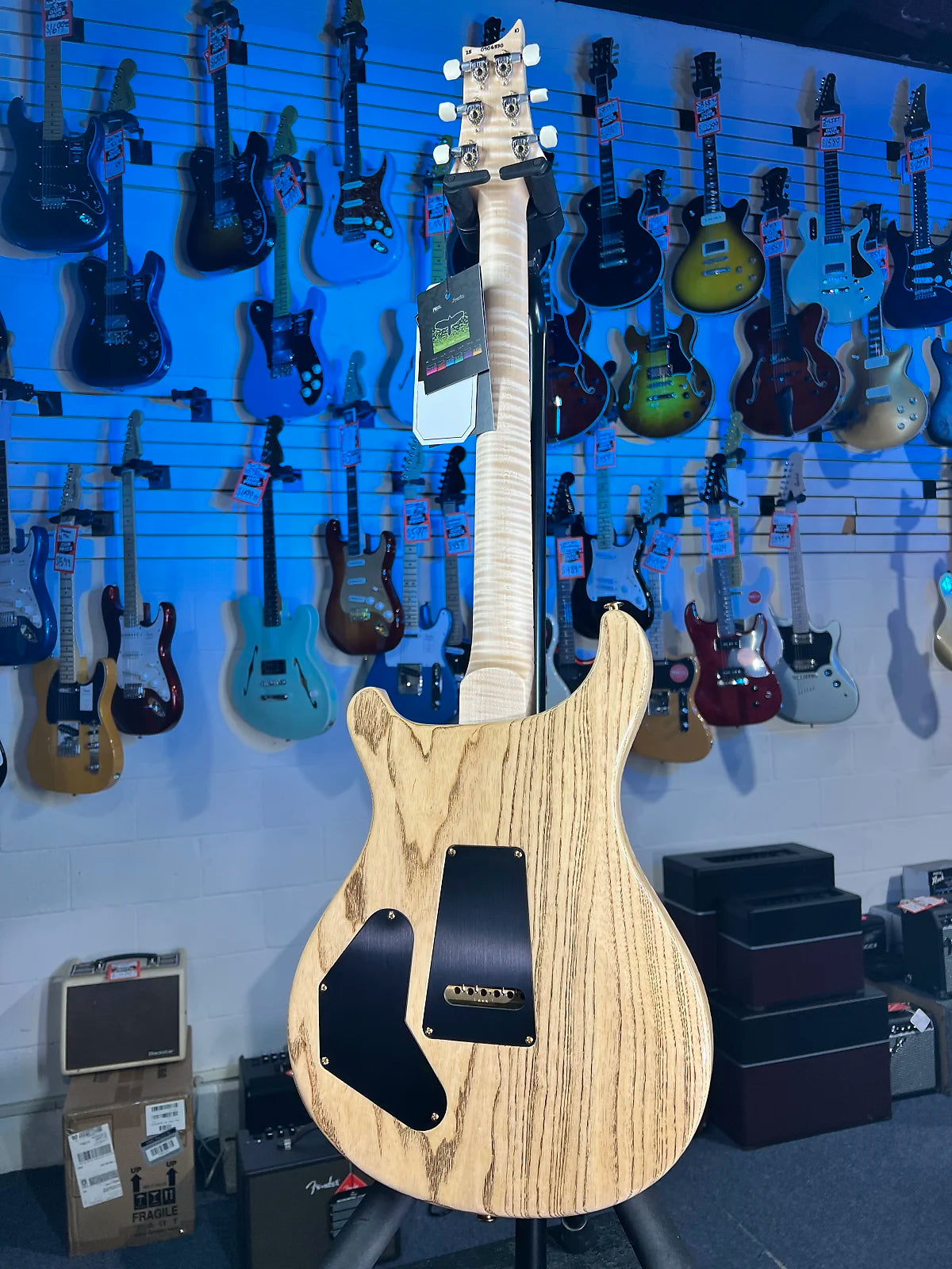 PRS Wood Library DGT 2025 - Charcoal, Flame Top, Swamp Ash, Maple Neck + Board, PRS Paisley Case 530