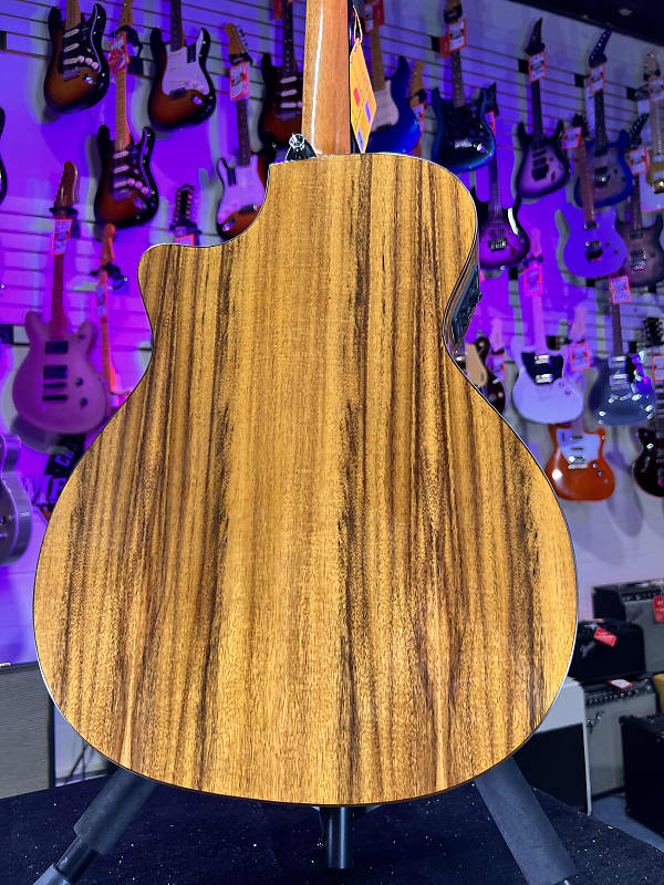 Luna Vineyard Koa Bevel Acoustic-electric Guitar - Natural Gloss Auth Deal Free Ship! 131 GET PLEK’D!