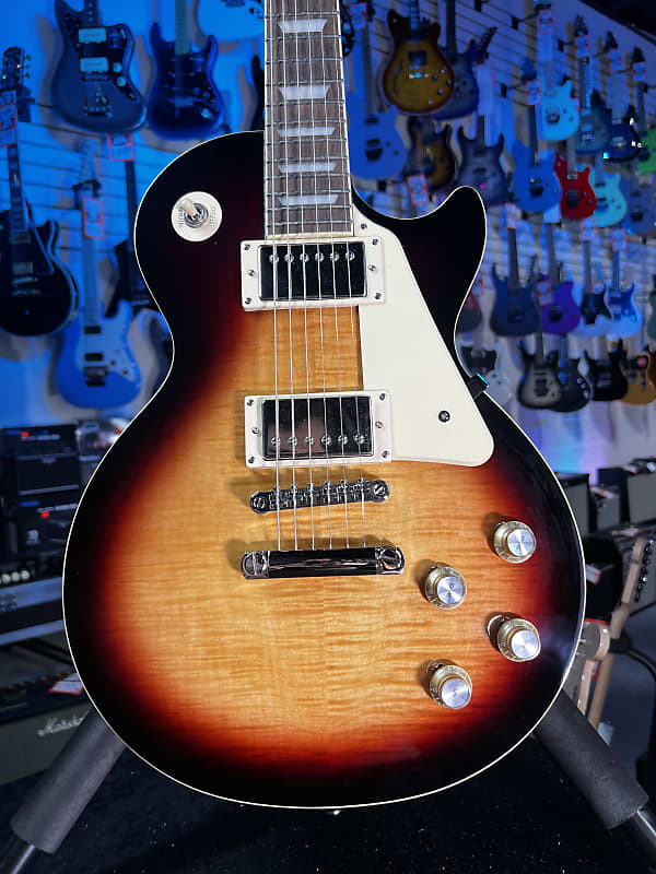 Epiphone Les Paul Standard '60s Electric Guitar - Bourbon Burst GET PLEK'D! 357