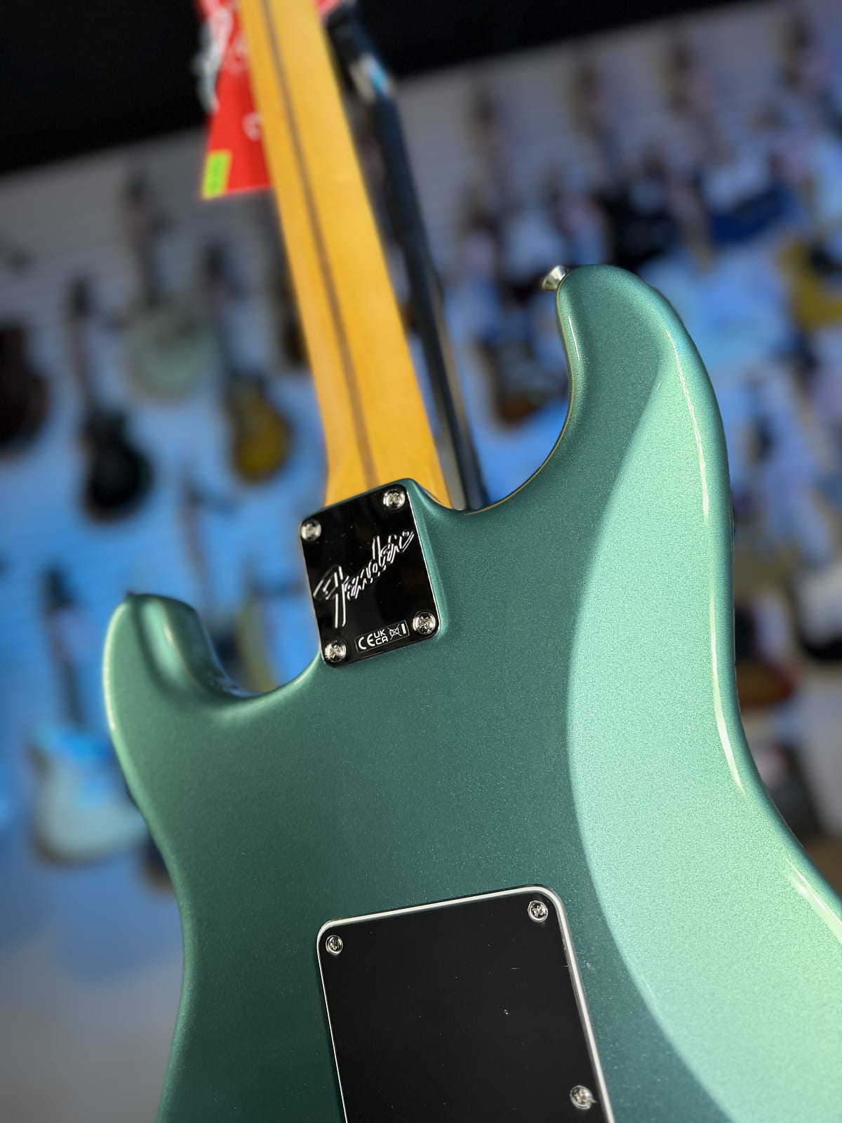Fender American Professional Classic Stratocaster HSS Electric Guitar - Faded Sherwood Green Metallic GET PLEK'D! 186