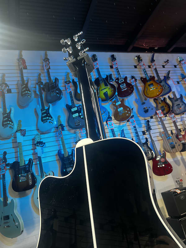 Takamine Legacy JEF341SC Acoustic-electric Guitar Black Auth Deal Free Ship! 088