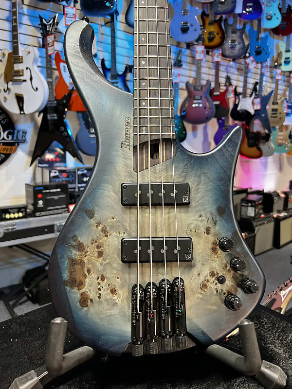 Ibanez EHB Ergonomic Headless Cosmic Blue Starburst Flat Auth Dealer Free Ship! 778 GET PLEK’D!