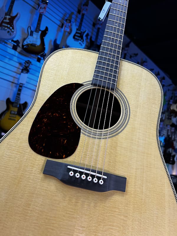 Mint Martin HD-28 Left-Handed Acoustic Guitar - Natural GET PLEK'D! 297