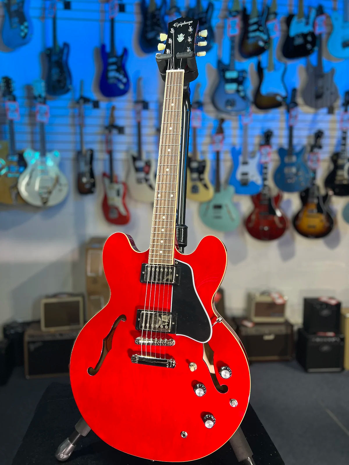 Epiphone ES-335 Semi-hollowbody Electric Guitar - Cherry Auth Deal Free Ship! 420 GET PLEK’D!