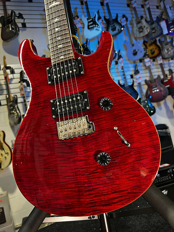 PRS SE Custom 24 Electric Guitar - Ruby Auth Deal Free Ship! 603