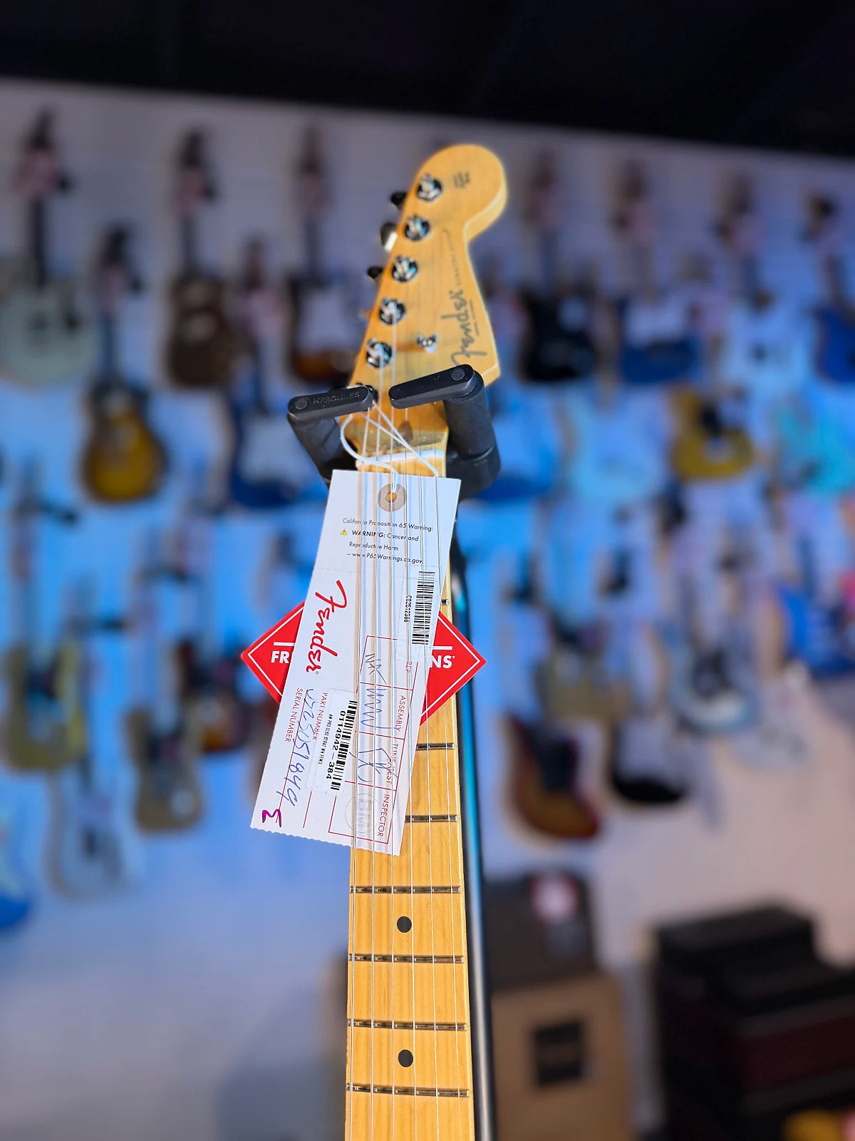 Fender American Professional Classic Stratocaster Electric Guitar - Faded Firemist Gold GET PLEK'D! 849