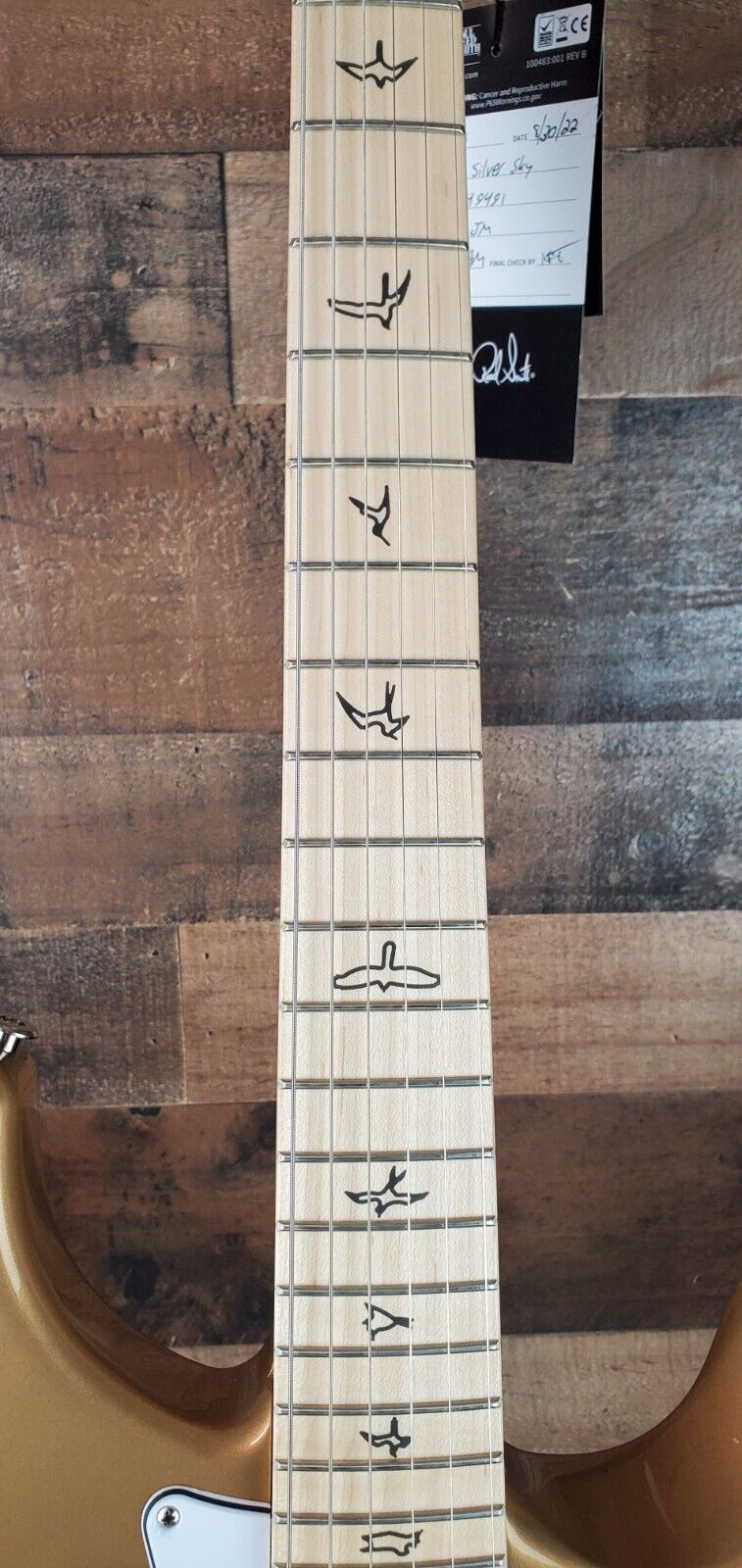 PRS Silver Sky, Maple Fretboard Golden Mesa, Hard Case, 491