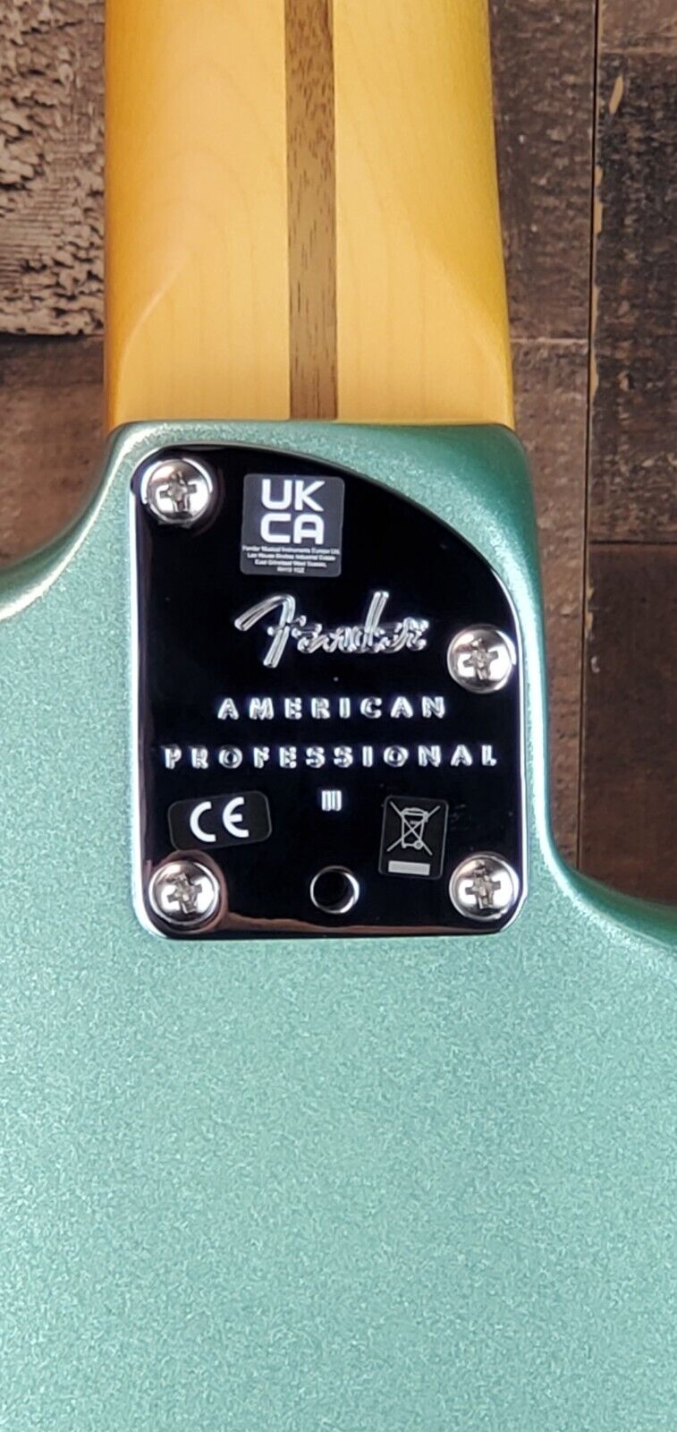 Fender American Professional II Stratocaster Left-Handed with Maple Fretboard Mystic Surf Green, 564