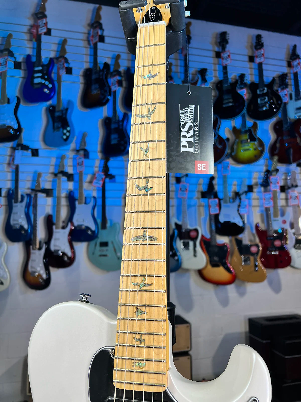 PRS SE NF53 2025 - Pearl White with PRS S2 Gig Bag, Get Plek'd 671