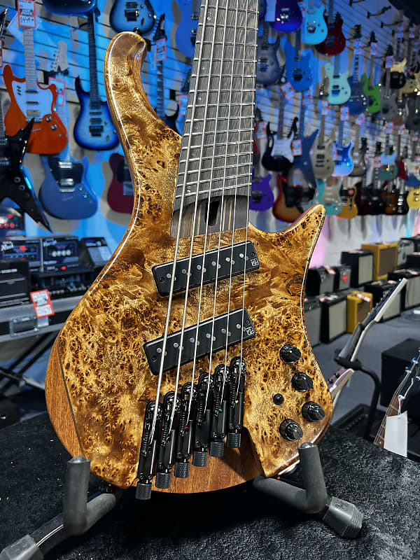 Ibanez EHB Ergonomic Headless 6-string Multi-scale Antique Brown Stained Low Gloss Auth Dealer! 744 GET PLEK’D!