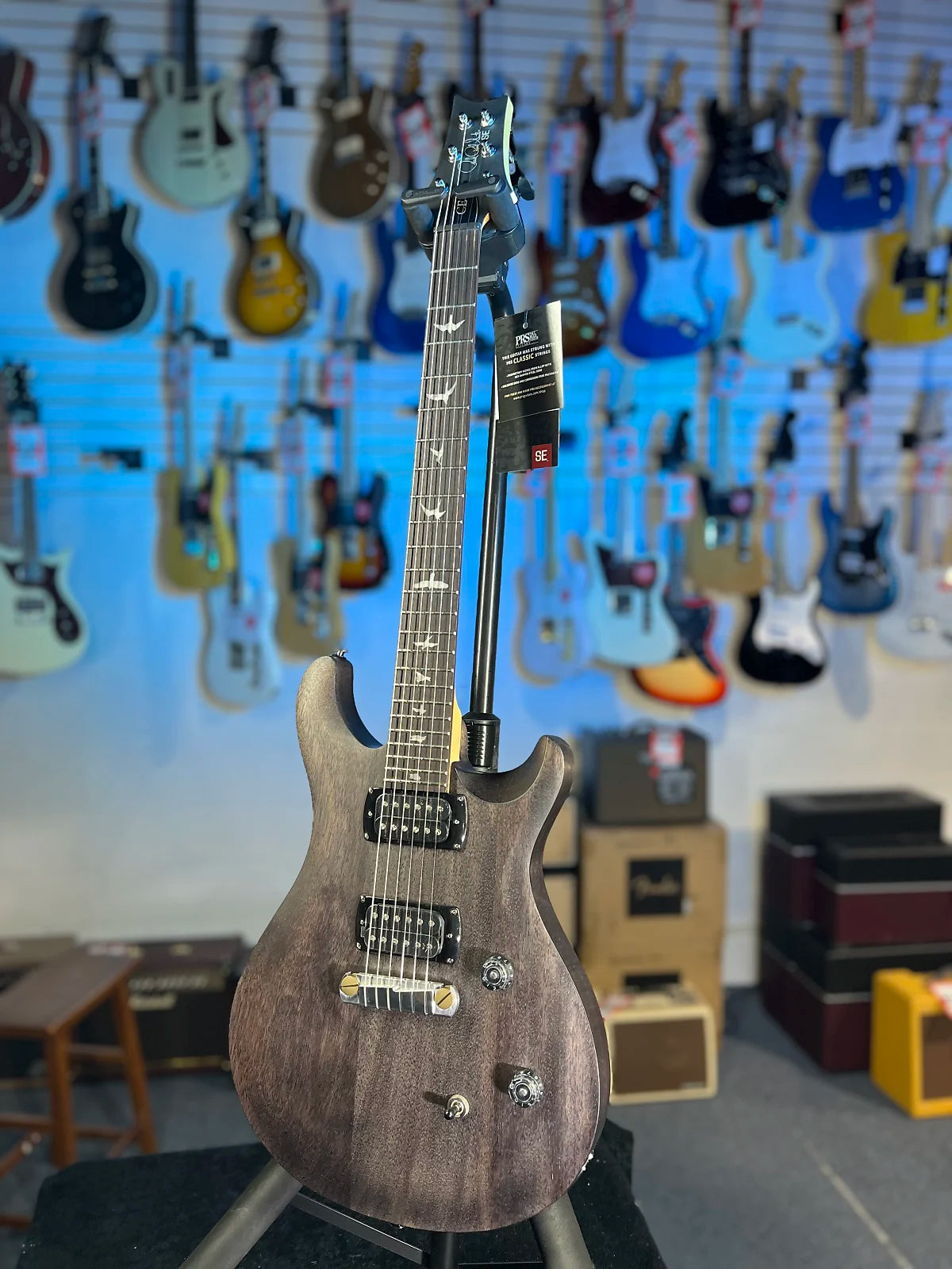 PRS SE CE 24 Standard Stoptail - Charcoal Get Plek'd FREE! 928