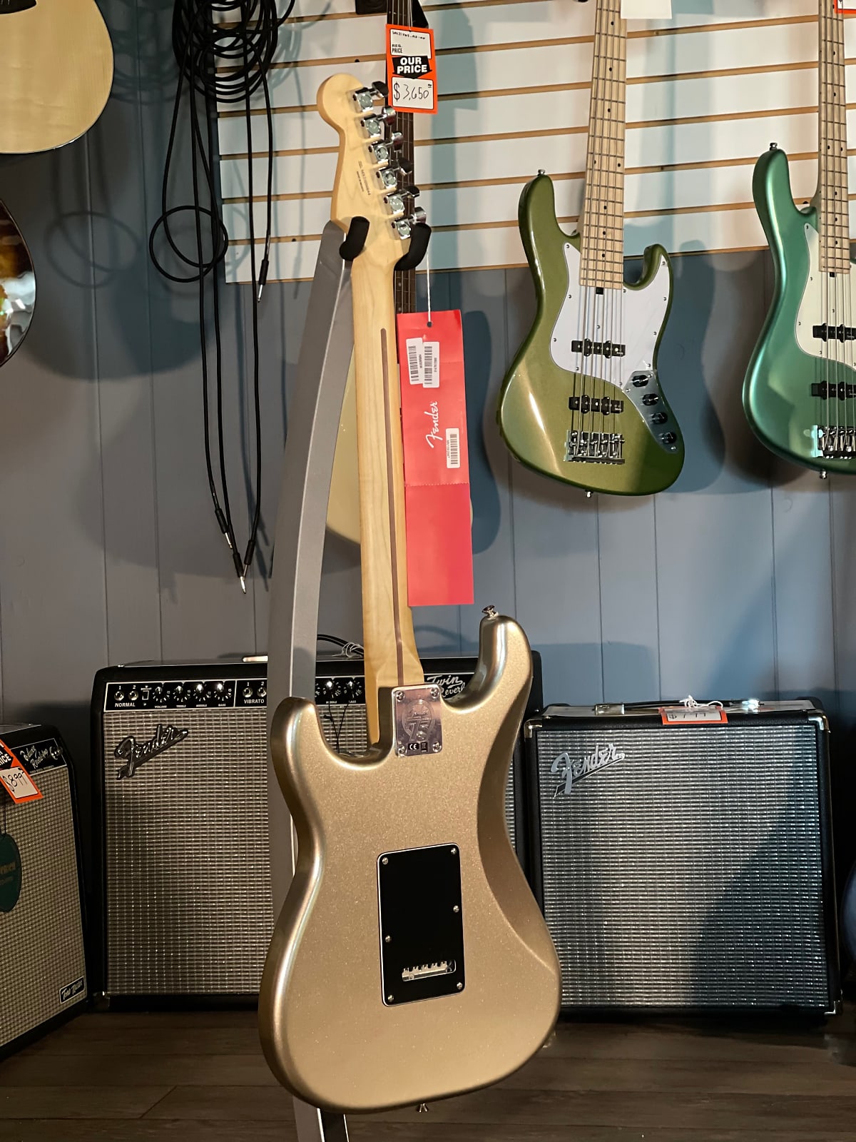 75th Anniversary Stratocaster Electric Guitar, Diamond Anniversary Finish W/ Maple Neck #644