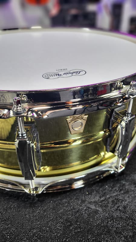 Ludwig "Super Brass" Snare Drum - 5 x 14 in. Aluminum Snare Drum / Authorized Dealer / Free Shipping