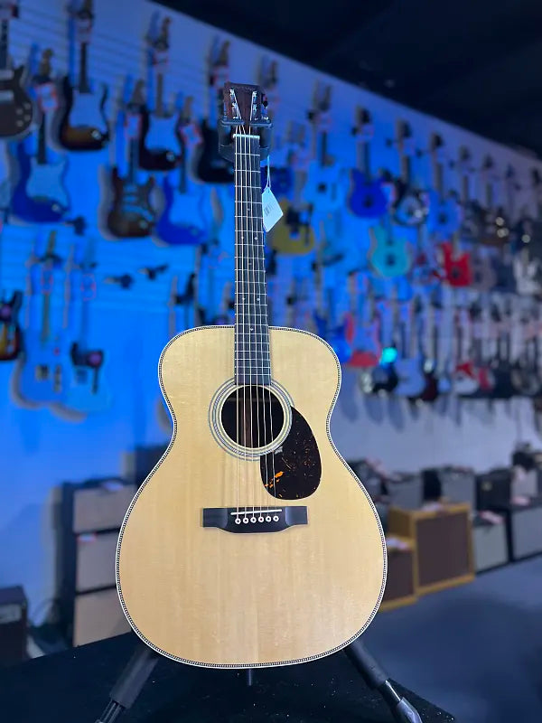 Martin OM-28 Standard Series Acoustic Guitar - Natural with Aging Toner (2025), with Case, Get Plek'd Free 504
