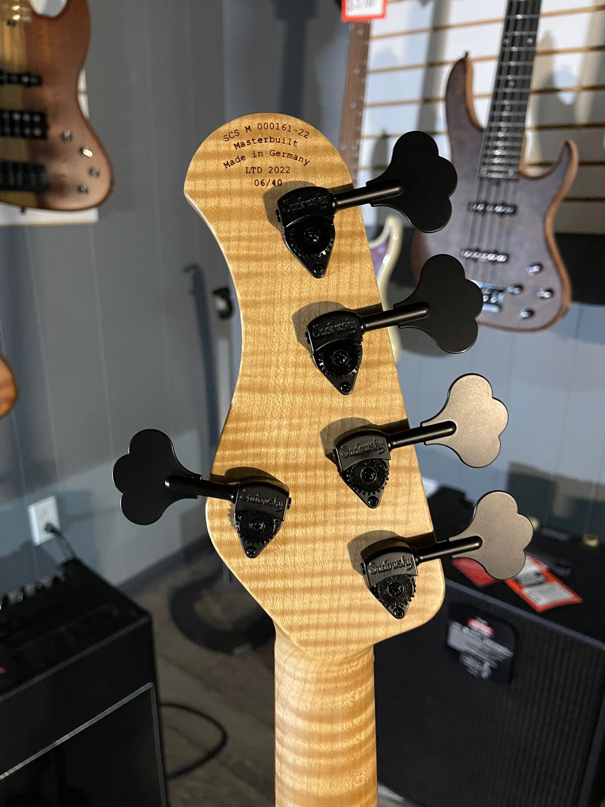 Sadowsky MasterBuilt 21-Fret M/M Bass Limited Edition 2022 Natural Transparent High Gloss
