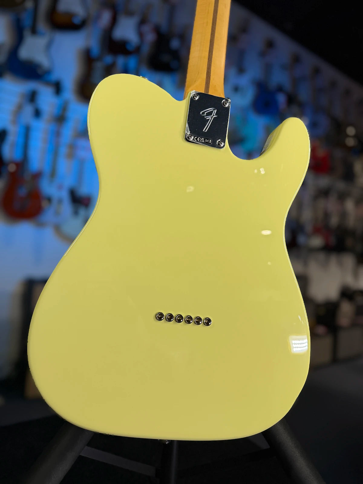 Fender Player II Telecaster Left-handed Electric Guitar - Hialeah Yellow with Maple Fingerboard GET PLEK'D! 286