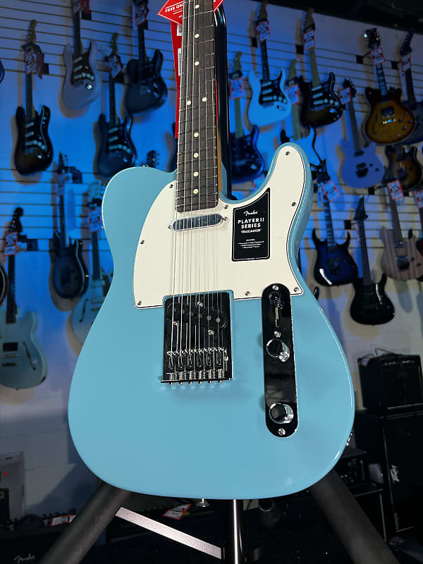 Fender Player II Telecaster Electric Guitar - Aquatone Blue with Rosewood Fingerboard GET PLEK'D! 901