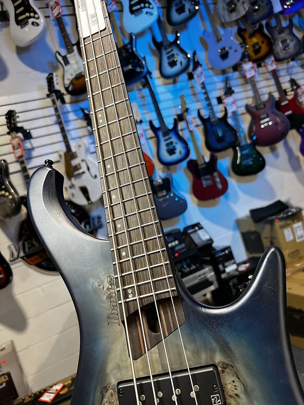 Ibanez EHB Ergonomic Headless Cosmic Blue Starburst Flat Auth Dealer Free Ship! 881 GET PLEK’D!