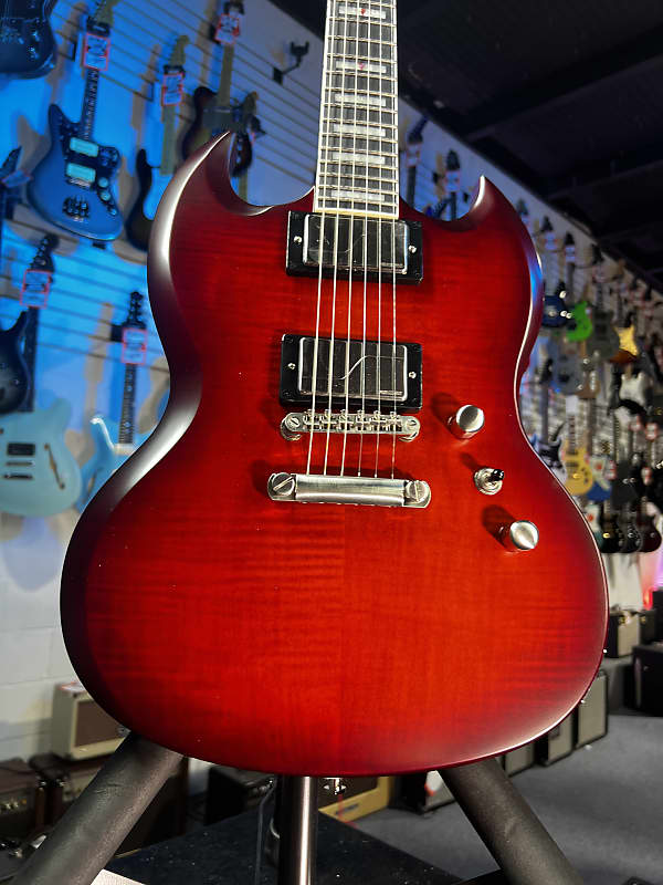 Epiphone SG Prophecy Electric Guitar - Aged Bengal Tiger Burst! 372 GET PLEK’D!