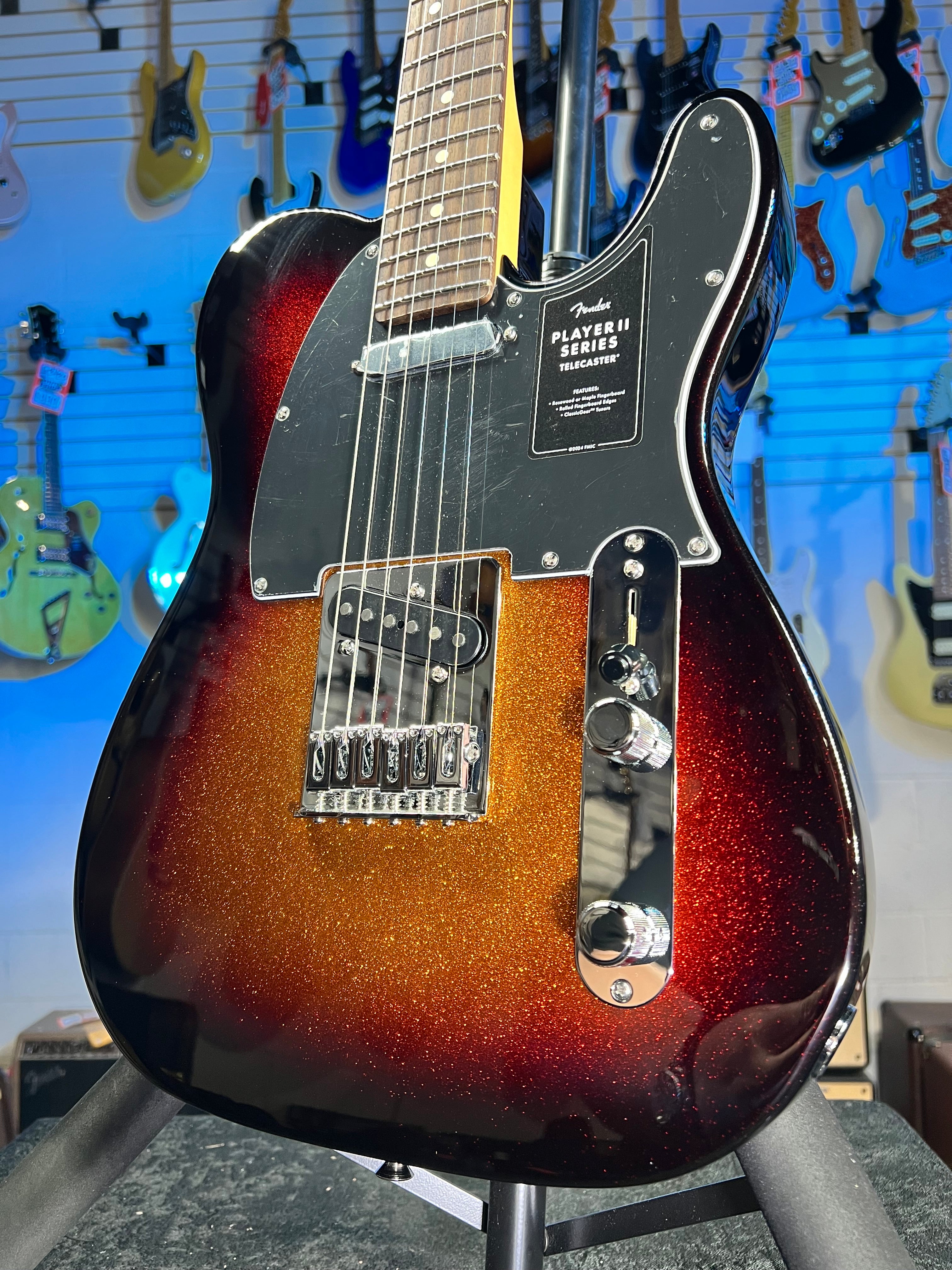 Fender Player II Telecaster Limited 2025 - Sparkle 3-Color Sunburst 841 with Free Plek!