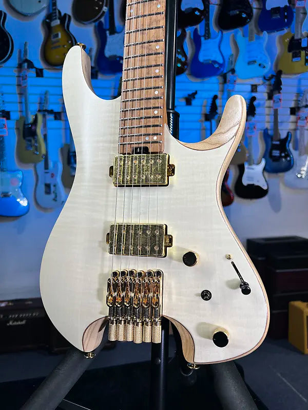 Ibanez Q52FMG Electric Guitar - Natural Low Gloss w Gig Bag, Get Plek'd Free! 760