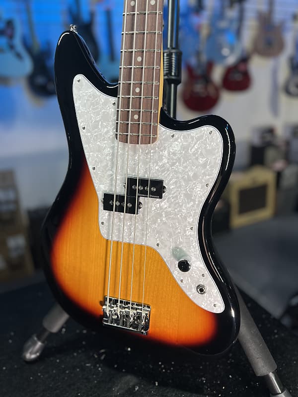 Fender Mark Hoppus Jaguar Bass - 3-color Sunburst with Rosewood Fingerboard, Gig Bag, Free Plek, IN STOCK, Limited 610