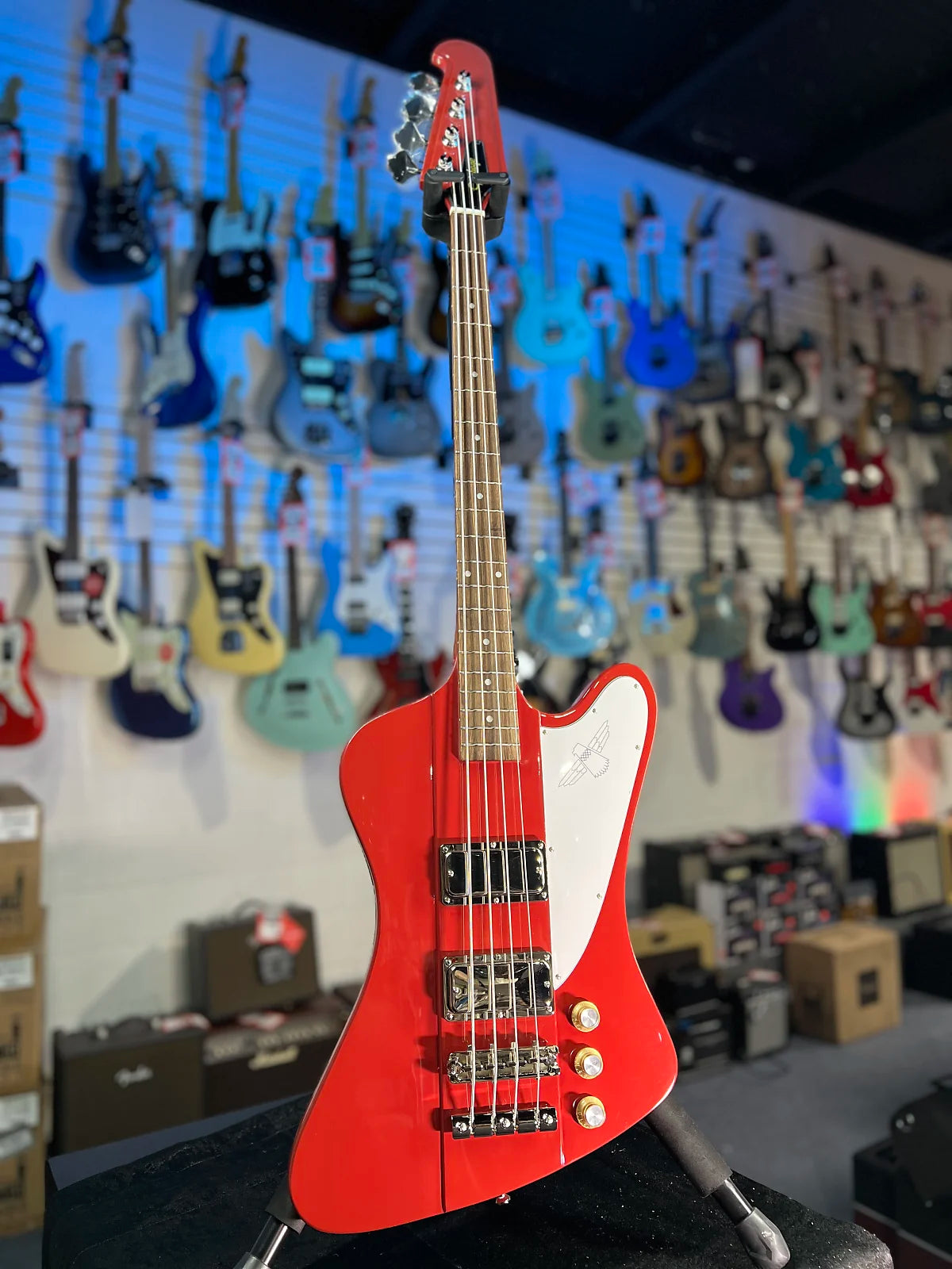 Epiphone Thunderbird '64 Bass Guitar 2025 - Ember Red, with Epi Gig Bag, 756