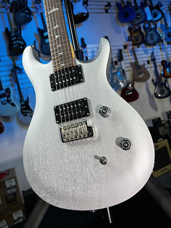 PRS SE CE 24 Standard Satin Electric Guitar - Metallic Silver Satin Auth Deal! 535