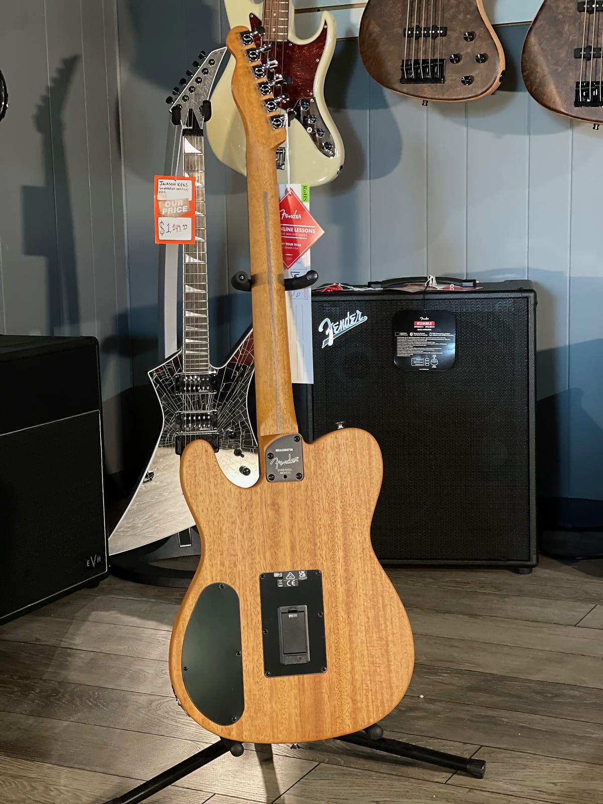 Acoustasonic Player Telecaster Acoustic-Electric Guitar - Shadow Burst #738