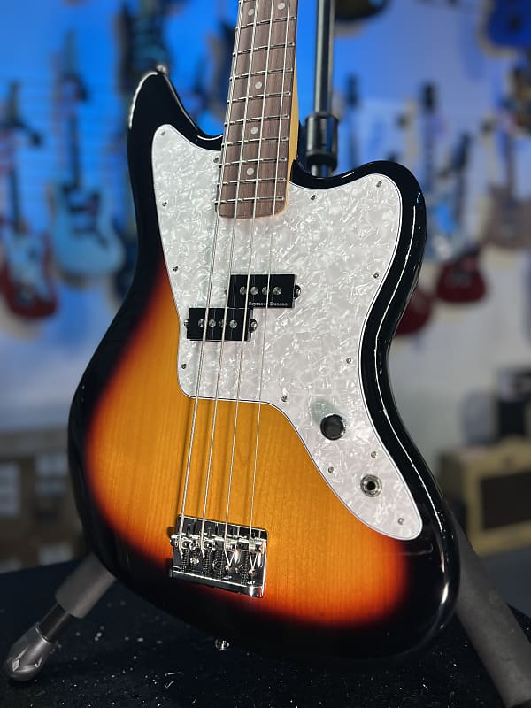 Fender Mark Hoppus Jaguar Bass - 3-color Sunburst with Rosewood Fingerboard, Gig Bag, Free Plek, IN STOCK, Limited 610