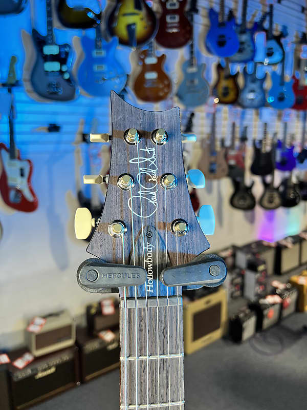 PRS Hollowbody II Piezo 2024 - Custom Color - Charcoal Violet Burst w PRS Case, Signature Dealer, 118 Get Plekd