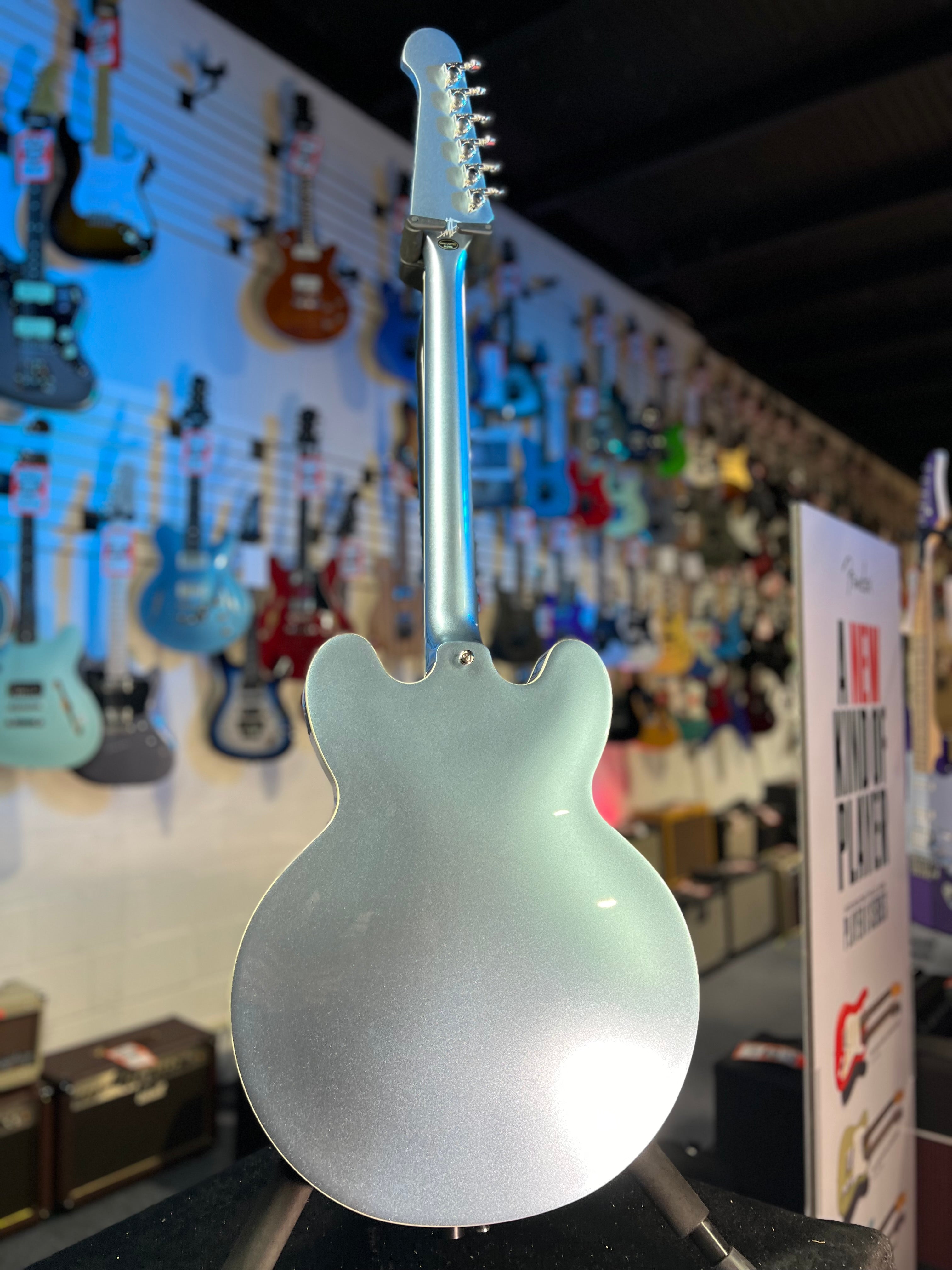 Epiphone Dave Grohl DG 335 Semi-hollowbody Electric Guitar - Pelham Blue GET PLEK'D! 199